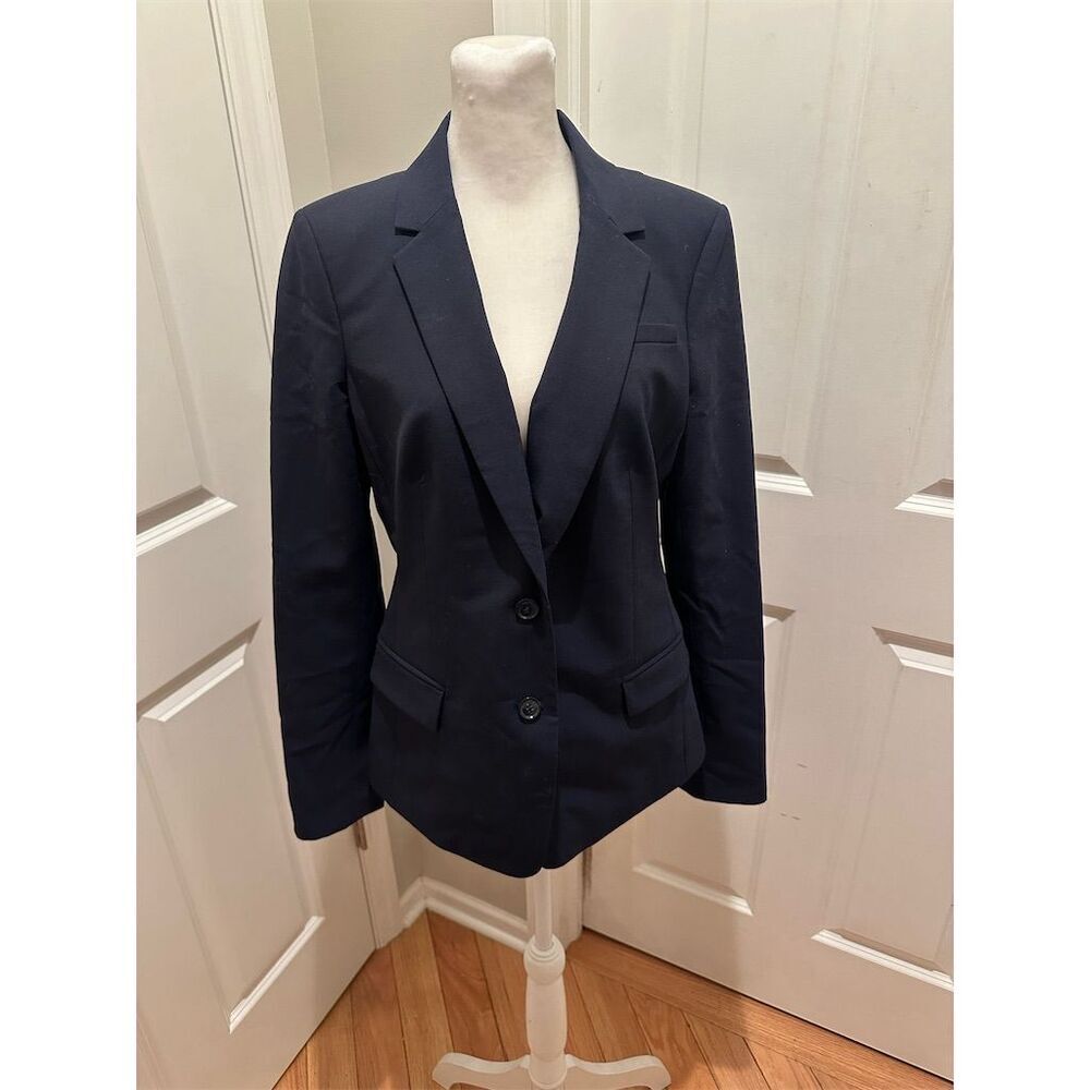 Banana Republic Women's Blazer Jacket Size 10 Blue Business Casual